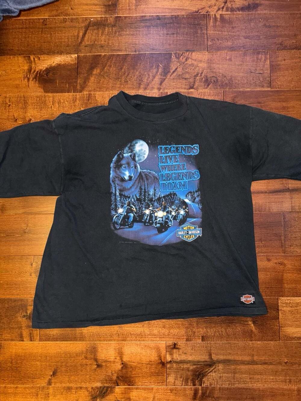 Vintage 1991 Harley Davidson  Live Where Legends Roam Sturgis Black Hills Rally